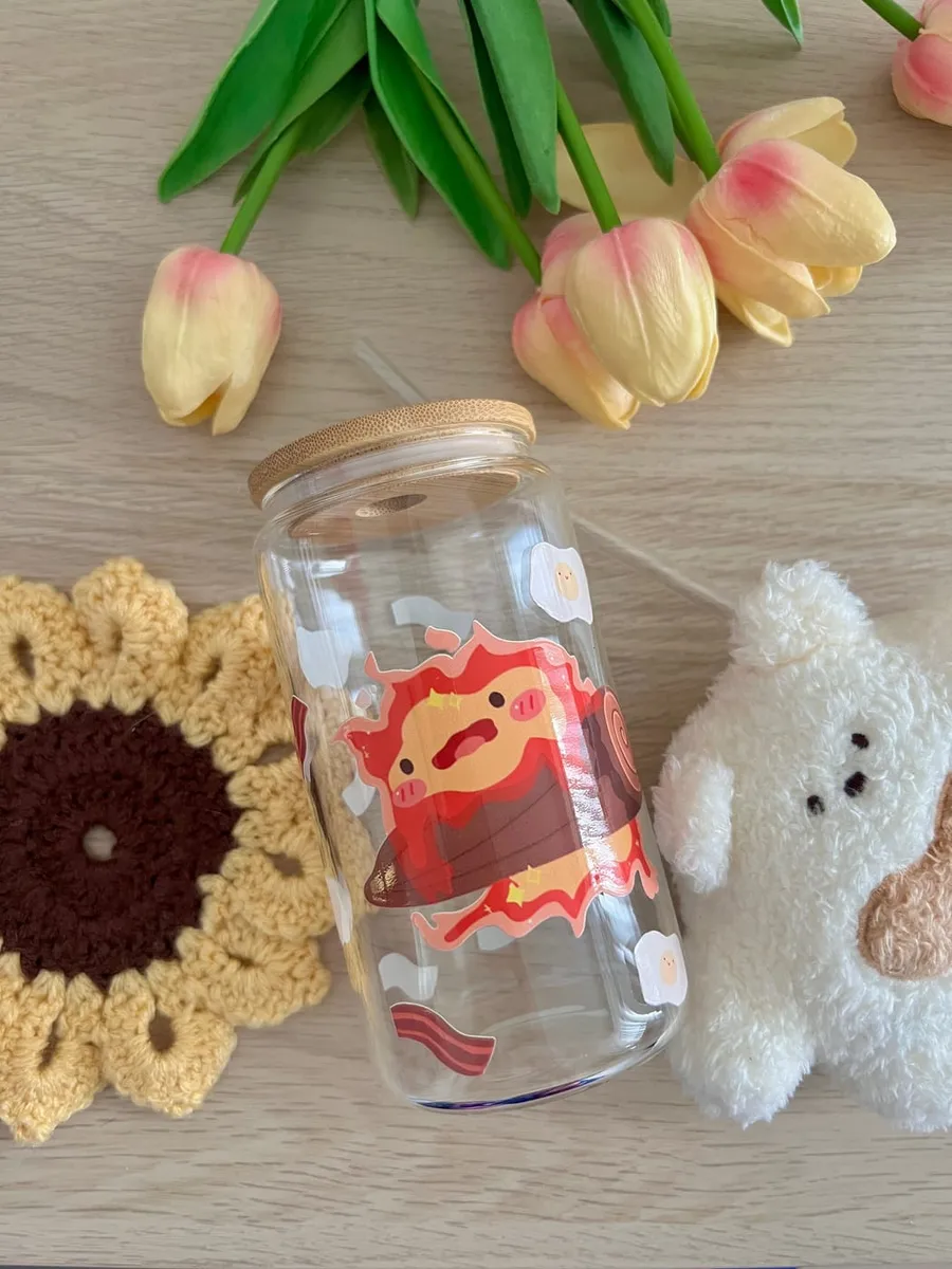 Calcifer Glass Cup