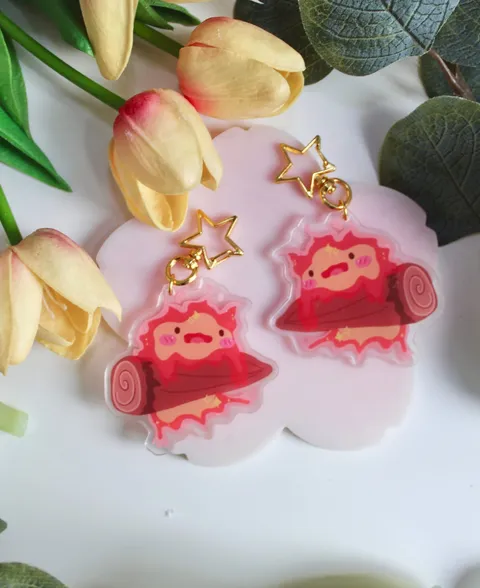 Calcifer Keychain