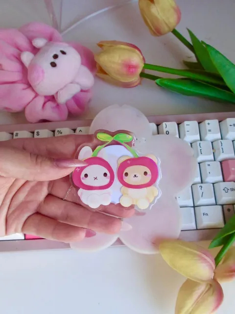 Cherry Miffy Phone Grip