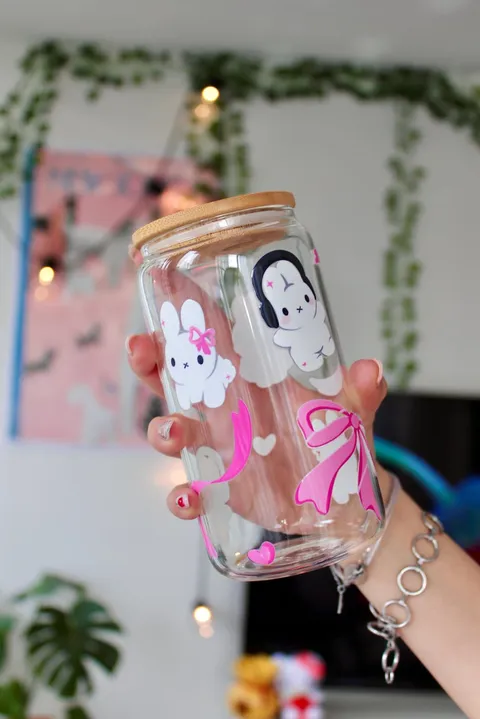 Coquette Miffy Glass Cup