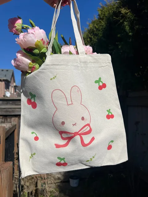 Coquette Miffy Tote Bag