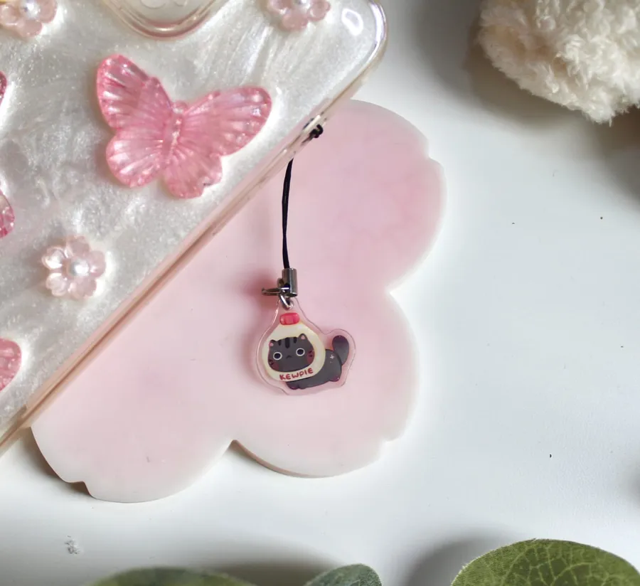 Friends with Hats Phone Charm