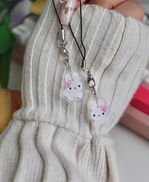 Miffy Bow Phone Charm