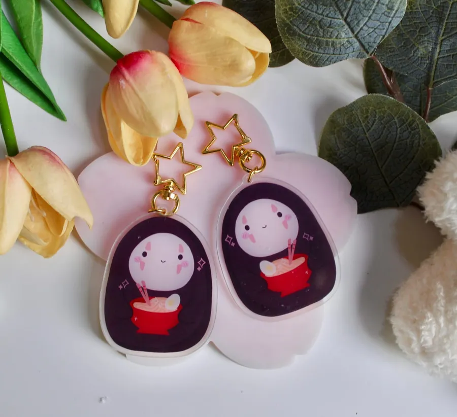 No Face Keychain