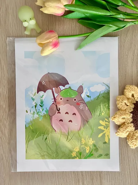 Totoro Umbrella Large Print