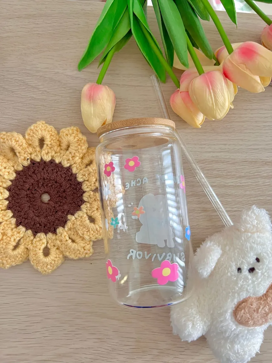 Tummy Ache Survivor Glass Cup