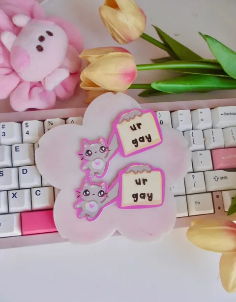 Ur Gay Silly Kitty Sticker